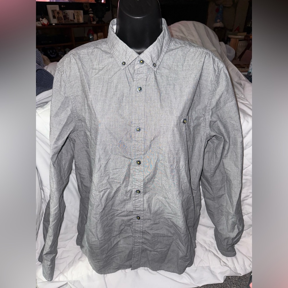 Denim & Flower Slim Fit Printed Cotton Full Sleeve Casual Shirt